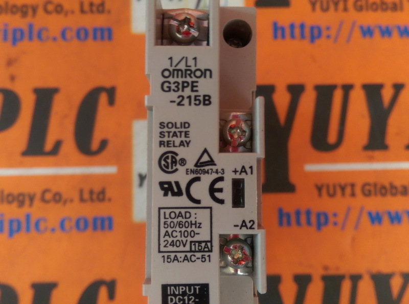 OMRON G3PE215B Solid State Relay 裕益科技自動化設備可程式編碼器PLC分散式控制系統DCS